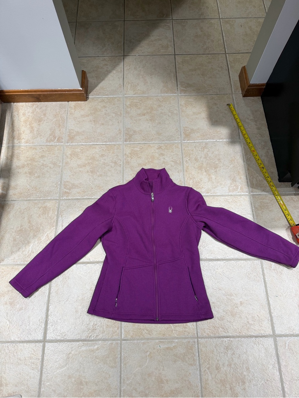 Women's SPYDER Core Endure Sweater Jacket - 
Large purple